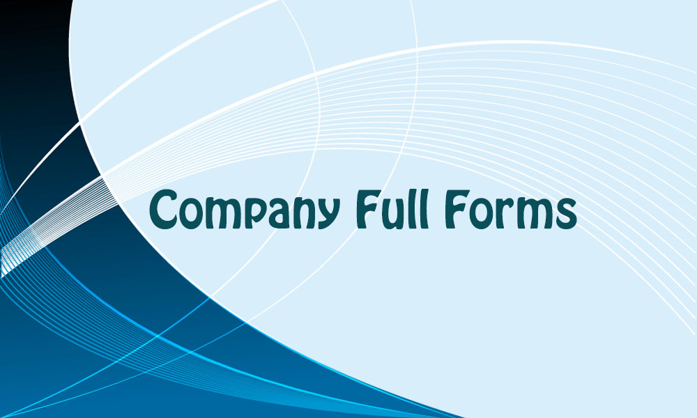 company full forms